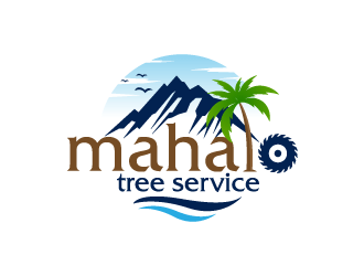 mahalo tree service logo design by zamzam