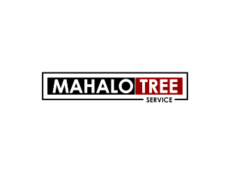 mahalo tree service logo design by kanal
