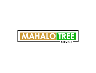 mahalo tree service logo design by kanal