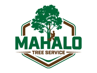 mahalo tree service logo design by jaize