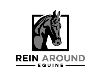 Rein Around Equine logo design by cybil