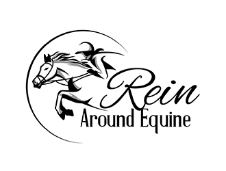 Rein Around Equine logo design by logoguy