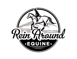 Rein Around Equine logo design by logoguy