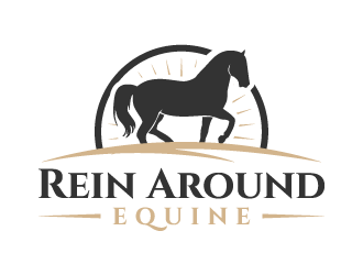 Rein Around Equine logo design by akilis13