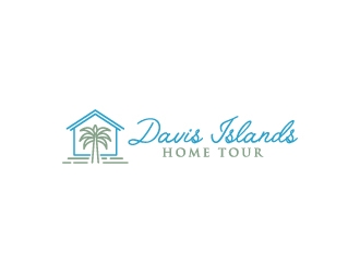 Davis Islands Home Tour logo design by wongndeso
