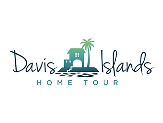 Davis Islands Home Tour logo design by logolady
