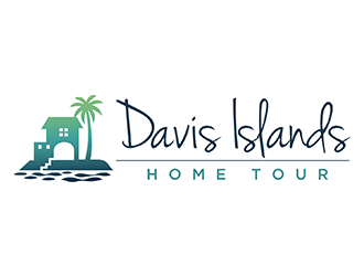 Davis Islands Home Tour logo design by logolady