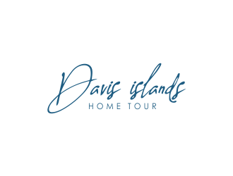 Davis Islands Home Tour logo design by giphone
