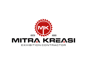 MK Exhibition Contractor logo design by alby