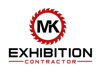MK Exhibition Contractor logo design by shravya