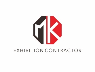 MK Exhibition Contractor logo design by langitBiru