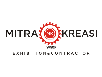 MK Exhibition Contractor logo design by Franky.