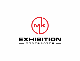 MK Exhibition Contractor logo design by Editor