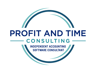 Profit and Time Consulting - Independent Accounting Software Consultant logo design by akilis13