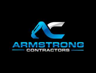 Armstrong Contractors logo design by zamzam