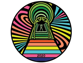 Burning Man 2020 logo design by Roma