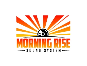 Morning Rise Sound System logo design by jaize
