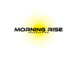 Morning Rise Sound System logo design by giphone