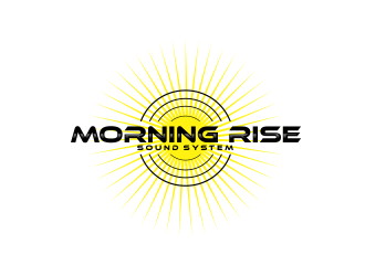Morning Rise Sound System logo design by giphone