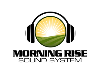 Morning Rise Sound System logo design by kunejo