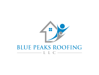 Blue Peaks Roofing LLC logo design by ellsa