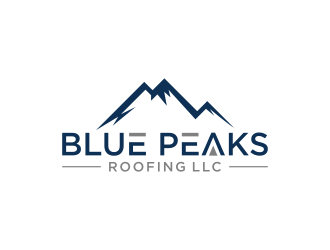 Blue Peaks Roofing LLC logo design by semar