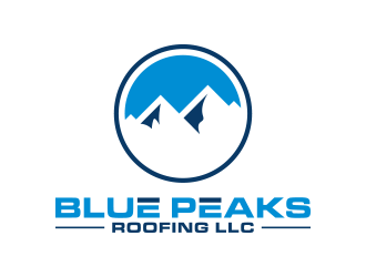 Blue Peaks Roofing LLC logo design by lexipej