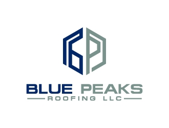 Blue Peaks Roofing LLC logo design by MUSANG