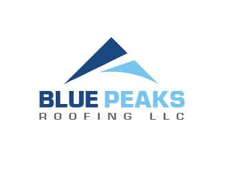 Blue Peaks Roofing LLC logo design by gilkkj