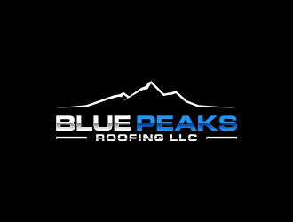 Blue Peaks Roofing LLC logo design by logokoe