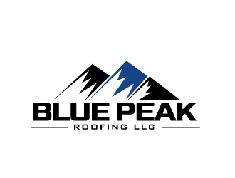 Blue Peaks Roofing LLC logo design by art-design