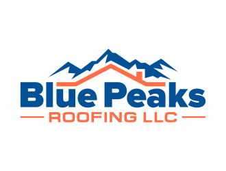 Blue Peaks Roofing LLC logo design by Panara