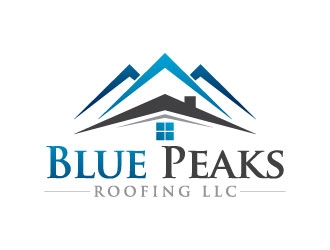 Blue Peaks Roofing LLC logo design by J0s3Ph