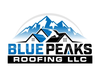Blue Peaks Roofing LLC logo design by jaize