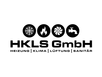 HKLS GmbH logo design by ammad