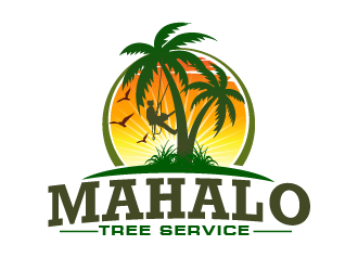mahalo tree service logo design by THOR_