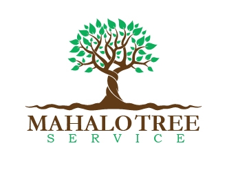 mahalo tree service logo design by Shailesh
