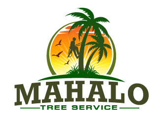 mahalo tree service logo design by THOR_