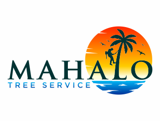 mahalo tree service logo design by hidro