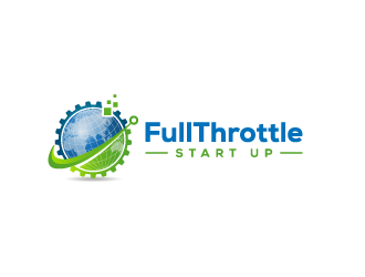 Full Throttle Start Up logo design by pencilhand