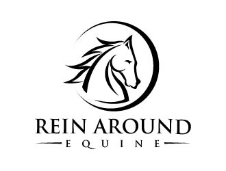 Rein Around Equine logo design by usef44