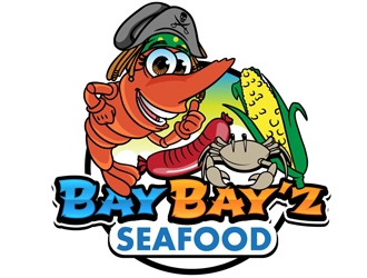 Bay Bay’z Seafood logo design by DreamLogoDesign