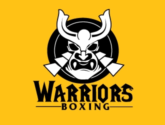 Warriors Boxing logo design by AamirKhan