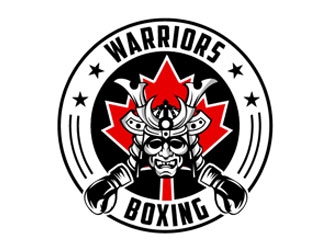 Warriors Boxing logo design by frontrunner