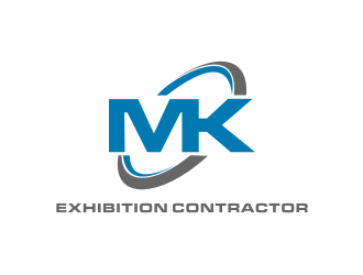 MK Exhibition Contractor logo design by logitec