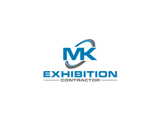 MK Exhibition Contractor logo design by logitec