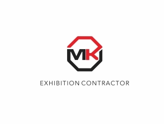 MK Exhibition Contractor logo design by langitBiru