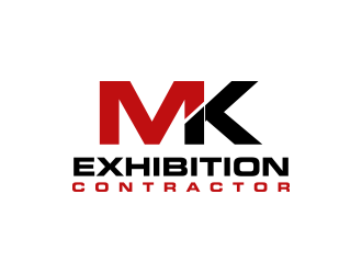 MK Exhibition Contractor logo design by Inlogoz