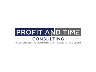 Profit and Time Consulting - Independent Accounting Software Consultant logo design by johana