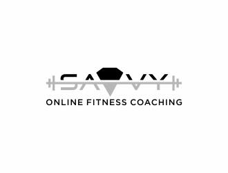 SAVVY Online Fitness Coaching logo design by checx
